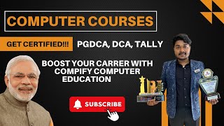 quotPGDCA DCA Tally Certification Courses for Government Jobsquot [upl. by Ihskaneem]