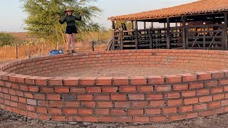 Começamos a obra do cocho Pra nossas mimosa Que está passando sede [upl. by Nauqaj578]