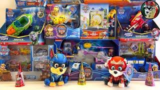 Paw Patrol Unboxing Collection Review  Rubble mighty movie bulldozer  Hero pup  Marshall ASMR [upl. by Baras]