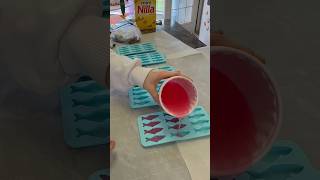 Making a chandelier out of Swedish fish diy art resin [upl. by Ordnael]