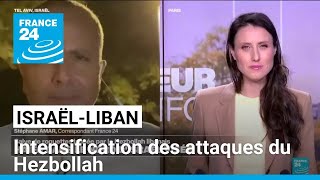 Intensification des attaques du Hezbollah depuis la mort de Yahya Sinouar • FRANCE 24 [upl. by Shep]