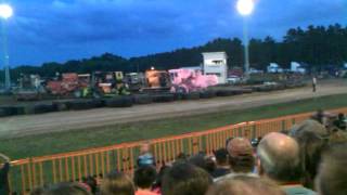 Combine Demo Derby Sauk County Fair Baraboo WI July 2011mp4 [upl. by Pettit]