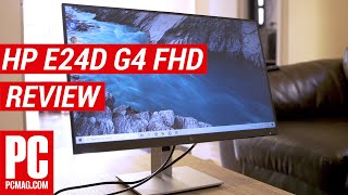 HP E24d G4 FHD Advanced Docking Monitor Review [upl. by Schober748]