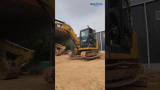 Testing a Caterpillar 55ton mini excavatorusedmachinery [upl. by Story]