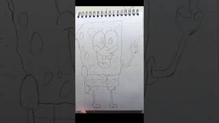 Cartoon I draw SpongeBob sunger Bob drawing part 1 [upl. by Cesare803]