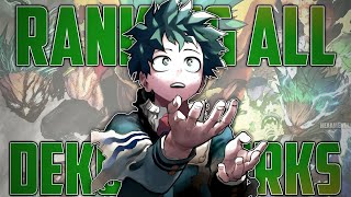 Dekus Quirks RANKED [upl. by Eedolem]