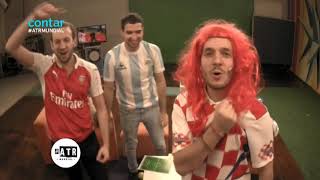 Reacciones Croacia v Inglaterra semifinal Mundial Rusia 2018  ATRMundial [upl. by Ardnoyek797]