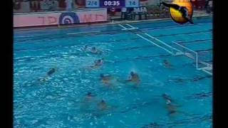 Nikola Janovic 4 goals in the final of World League water polo [upl. by Standice578]