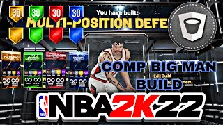 MULTIPOSITION DEFENDER IS A COMP BIG MAN BUILD WITH HOF SHOOTING AND DEFENSE [upl. by Nedyarb]