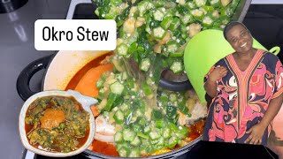 Authentic Ghanaian Okro Stew  Okro stew  Recipe  Lovystouch [upl. by Amla]