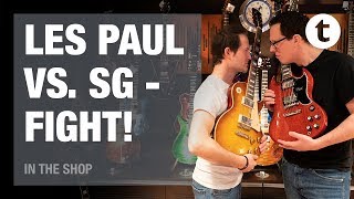 Whats the difference between a Gibson Les Paul and an SG  In the Shop Episode 22  Thomann [upl. by Veedis38]