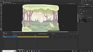 Adobe Animate 2024 Membuat animasi menggunakan simbol Movie Clip [upl. by Yt538]