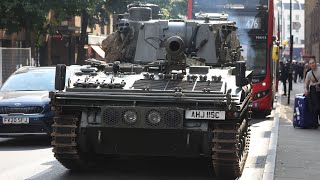 200924 Tanks A Lot Ride Along Journey around the West End of London on an Abbot SPG Tank [upl. by Allina]