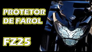 NOVIDADE Protetor de farol para FZ25 Fazer 250 modelo novo [upl. by Bak991]