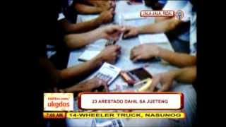 23 jueteng kubradors nabbed in Rizal [upl. by Berenice]