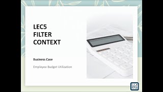 Lec5 Filter Context In Power BI  Intermediate [upl. by Atinnor74]