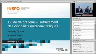 Retraitement des dispositifs médicaux critiques – Exemples de situations cliniques [upl. by Khai215]