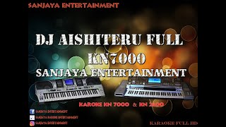 karaoke dj aishiteru mix kn KN7000 full bass [upl. by Ynaiffit]