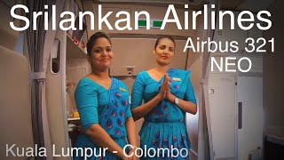 Srilankan Airlines UL 315 from Kuala Lumpur to Colombo [upl. by Halyak]