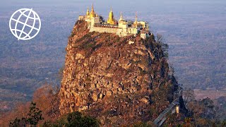 Popa Taung Kalat Myanmar Amazing Places 4K [upl. by Quita963]