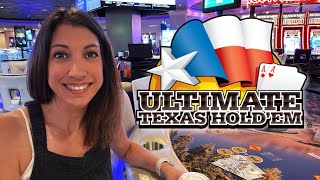 Lets Do It 🍀 Ultimate Texas Hold em Poker at Seven Feathers Casino poker holdem casino [upl. by Mazur321]