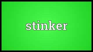 Stinker Meaning [upl. by Roede371]