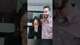 ❤️🥰Happy moment of couple when meeting adopted baby for first time adoption baby adoptionstory [upl. by Ddal]