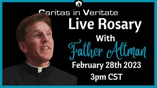 Live Rosary and QampA With Fr James Altman 02282023 [upl. by Alexandria]