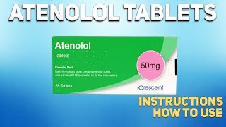 Atenolol tablets how to use How and when to take it Who cant take Atenolol [upl. by Atinreb]