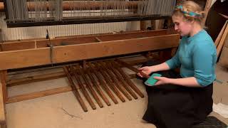 Restoring a vintage Macomber floor loom [upl. by Heinrich99]