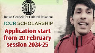 ICCR Scholarships 202425  Indian Council for Cultural Relationship  Nahian Chowdhury official [upl. by Ibbob]