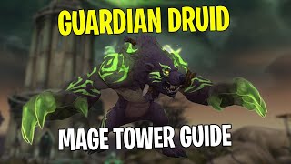 Guardian Druid Mage Tower Guide  Conquer Mage Tower with EASE build updated for TWW [upl. by Ahsimaj]