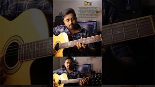 How to play Bhromor Koiyo Giya on Guitar with Tabs  Fakira Live ytshorts [upl. by Wennerholn759]