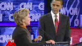 Clinton Obama Clash at Debate [upl. by Stokes455]