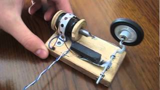 Homemade Solenoid engine  Magnets [upl. by Esirahc]