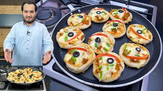 Pizza Bites without oven on Tawa  Step by Step Recipe  Freeze for Months [upl. by Booth]