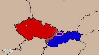 Czechia Hungary VS SlovakiaAustria War [upl. by Yroger]