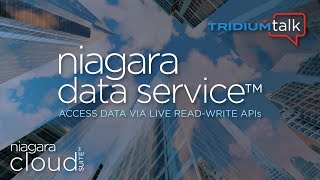 TridiumTalk Access Data via Live ReadWrite APIs with Niagara Data Service August 8 2024 [upl. by Jo313]