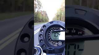 Yamaha Fz6 n 600 acceleration stock 0189 34 roll off przyspieszenie fazer [upl. by Aniela]