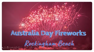 Australia Day Fireworks  Rockingham [upl. by Yeclek]