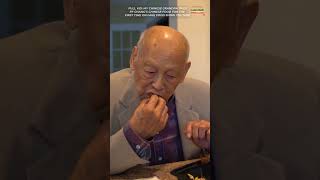 My Chinese Grandpa Tries PF Changs Chinese Food For The First Time Part 2 Shorts [upl. by Guillema]