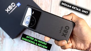 Vivo X80 Unboxing Indian Retail Unit amp Review After 24 Hours  Vivo X80 [upl. by Naerda]