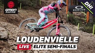 Loudenvielle Elite Downhill SemiFinals  LIVE DHI Racing [upl. by Isahella]