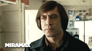 No Country for Old Men  Coin Toss HD  Javier Bardem  MIRAMAX [upl. by Alacim]