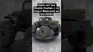 Skirted Flatbed and 10 Duallys fcx24 flatbed dually wheels tires 3dprint 3dprinted gazoorc [upl. by Thamora]