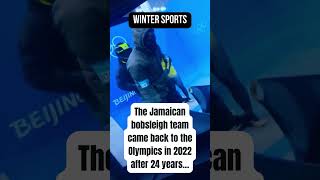 Jamaican Bobsleigh Teams Inspiring Return to the Olympics After 24 Years shorts olympiclegacy [upl. by Ennairda]