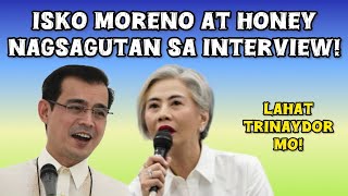 HONEY LACUNA AT ISKO MORENO NAGSAGUTAN SA INTERVIEW “HELLO LAHAT INAWAY MO” [upl. by Atnahsa]