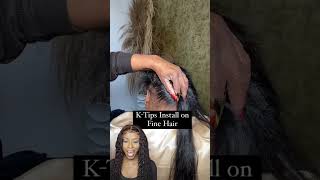 Hairdresser Reacts To K Tip Hair Extensions hairdresser reaction hairextensions hair bald [upl. by Felicidad]