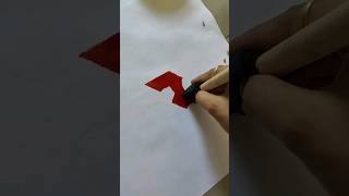 how to write Devanagari calligraphy with sponge tool love instrumental bgm ringtones music [upl. by Winfred]