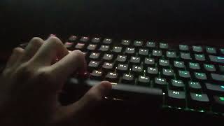 blue switch keyboard sound test outemu redragon k552 kumara pro magnetic blue [upl. by Amirak]